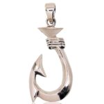 Silver pendant Hook